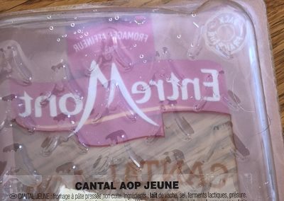Cantal AOP Jeune - Ingredients - fr