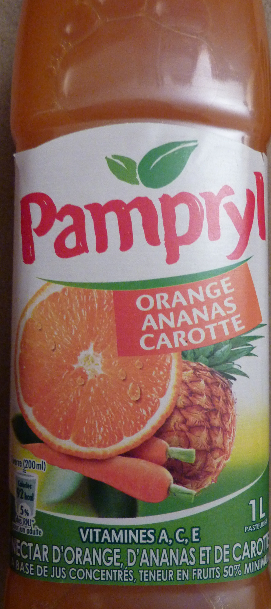 nectar d'orange d'ananas et de carotte - Producto - fr