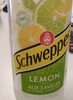Schweppes lemon - Product