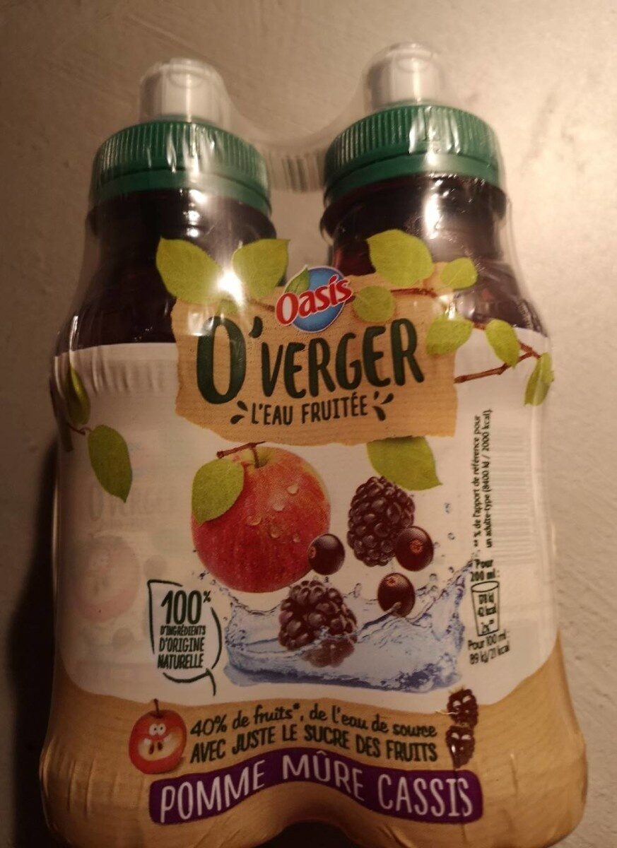 O'VERGER l'eau fruitée - Produit