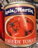 Purée de Tomates - Produit