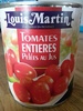 tomates entières pelées au jus - Produit