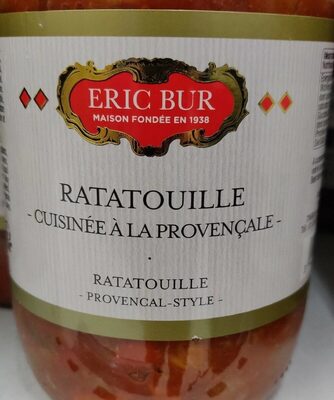 Eric Bur Ratatouille Provencal 600G - Product - fr