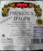 Pruneaux D'agen Dénoyaute 500g - Product