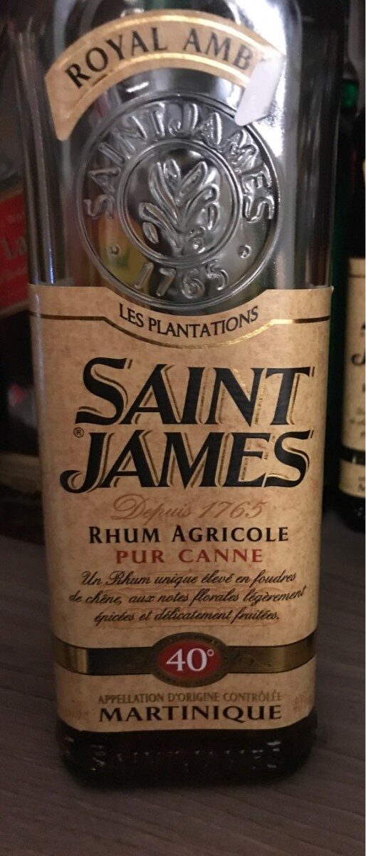 Saint James Rhum Agricole Royal Ambré - Produit