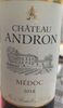 Vin CHÂTEAU ANDRON - Product
