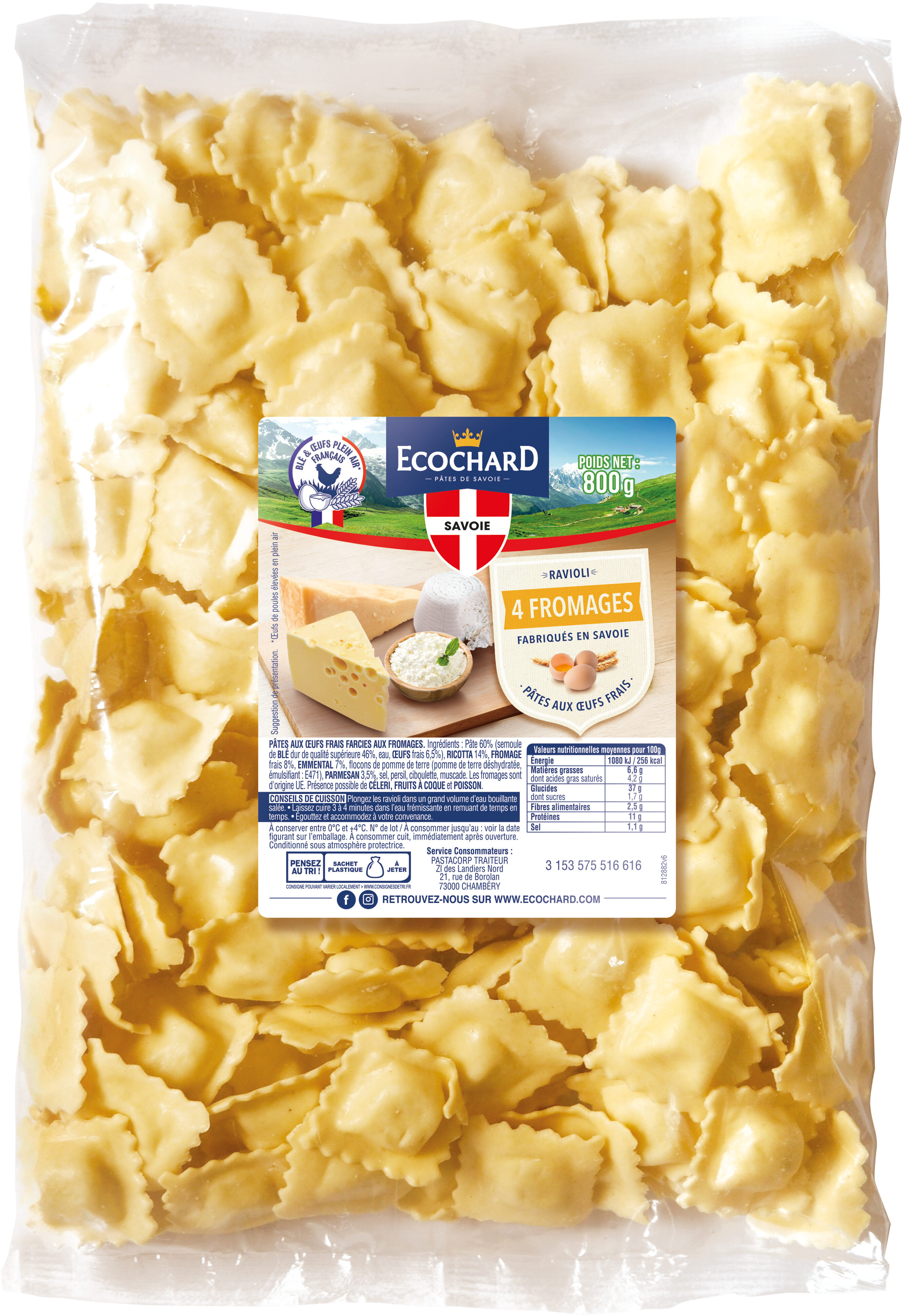 Ravioli aux 4 fromages - Product - fr