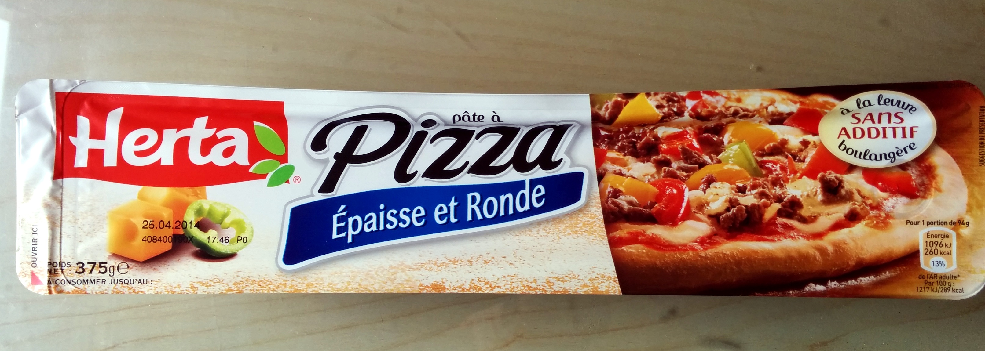 Pâte à pizza Epaisse et Ronde - Producto - fr