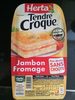 Tendre croque jambon fromage pain de mie sans croûte - Product