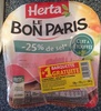 Le Bon Paris (- 25 % de sel, Cuit à l'Étouffée) 4 Tranches + 1 Barquette Gratuite - Product