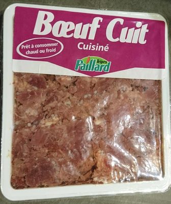 Tripes paillard, Boeuf cuit pret a deguster, la barquette 250 g - Nutrition facts - fr