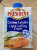 President Light Cooking Cream - Product