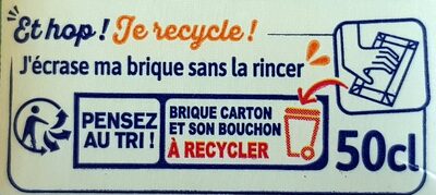 Crème anglaise - Recyclinginstructies en / of verpakkingsinformatie - fr