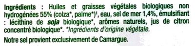 Primevère bio - Ingredienti - fr