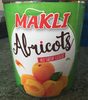 MAKLI Abricots au Sirop Leger 480 g Lot de 4 - Produit