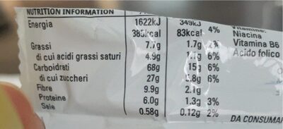 Special k frutti rossi - Nutrition facts