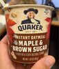 Instant oatmeal maple & brown sugar - Produkt