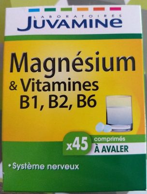 Juva Magnesium+b1 B2 B6 - Product - fr
