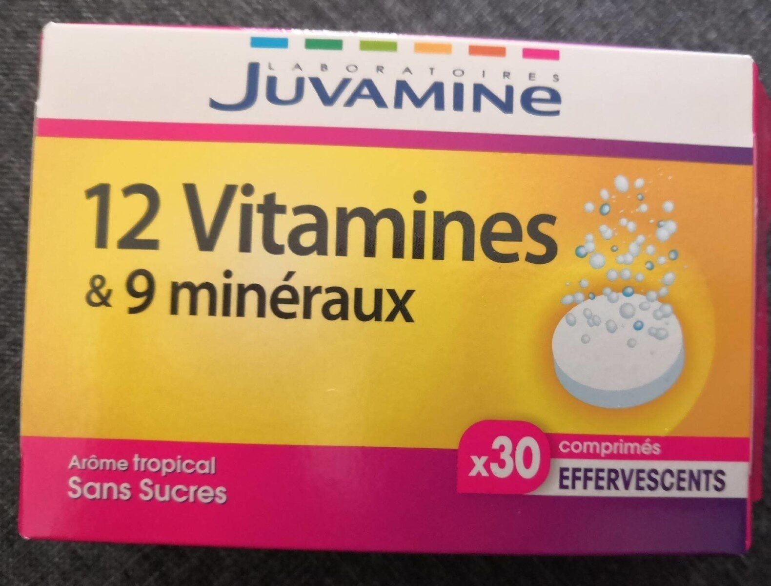 Comprimés 12 vitamines & 9 minéraux - Produkt - fr