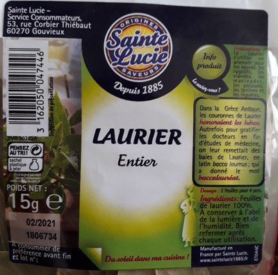 Laurier entier - Ingredientes - fr