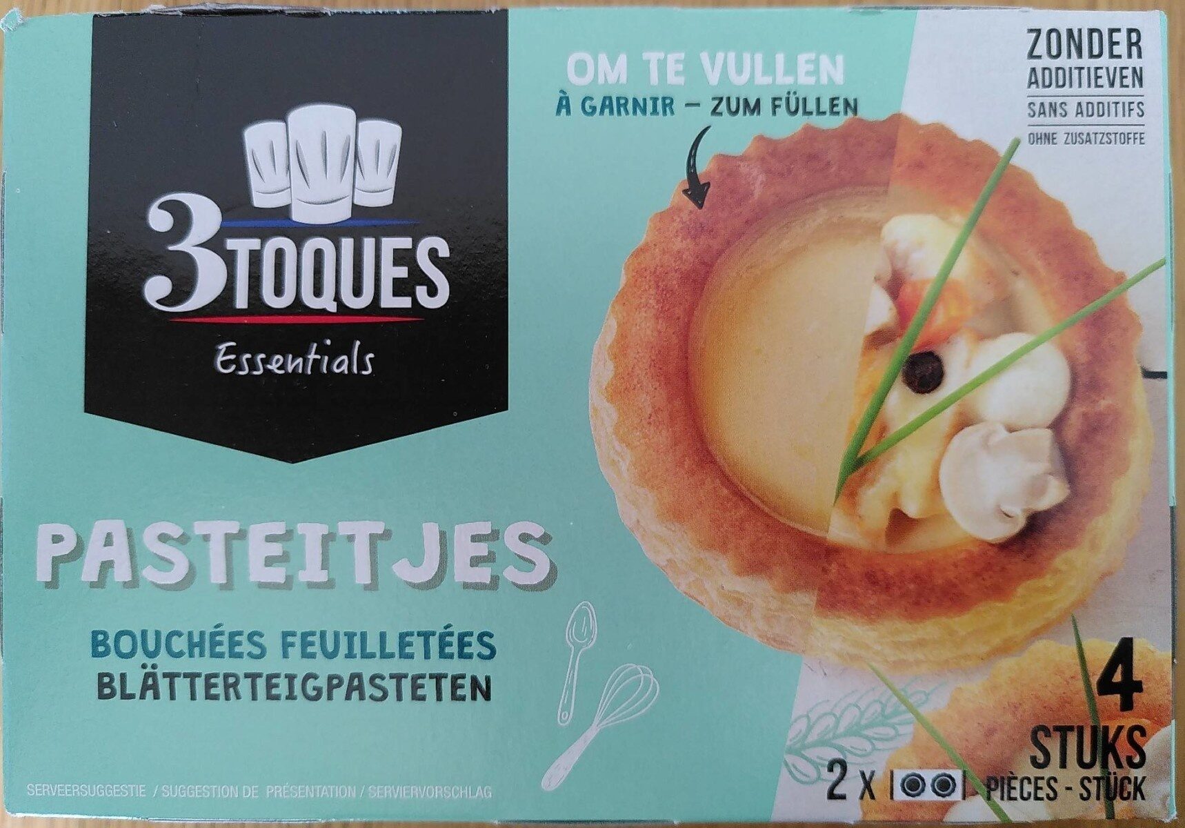 Pasteitjes / Bouchées feuilletées - Produit