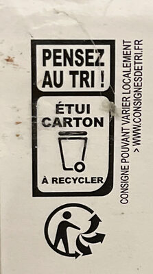 Chapelure dorée - Instruction de recyclage et/ou informations d'emballage