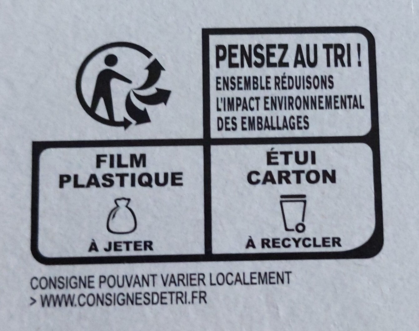 Couscous parfumé aux épices douces - Instrucciones de reciclaje y/o información de embalaje - fr