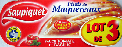 Filets de Maquereaux  à la sauce Tomate et Basilic - Product - fr