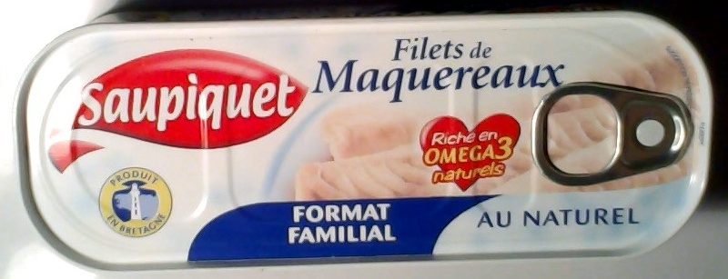 Filets de Maquereaux (Au Naturel) Format Familial - Product - fr