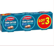 Thon entier nature 3 x 140 g - Product - fr