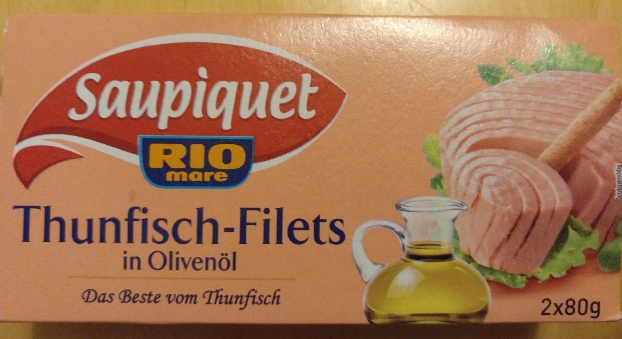 Saupiquet Thunfischfilets In Olivenöl 2 X 80G - Produit - de