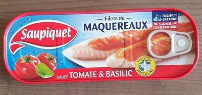 Filets de Maquereaux (Sauce Tomate et Basilic) - Produit