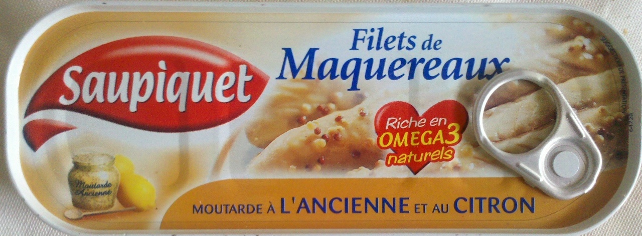 Filets de Maquereaux (Moutarde à l'ancienne et au citron) - Product - fr