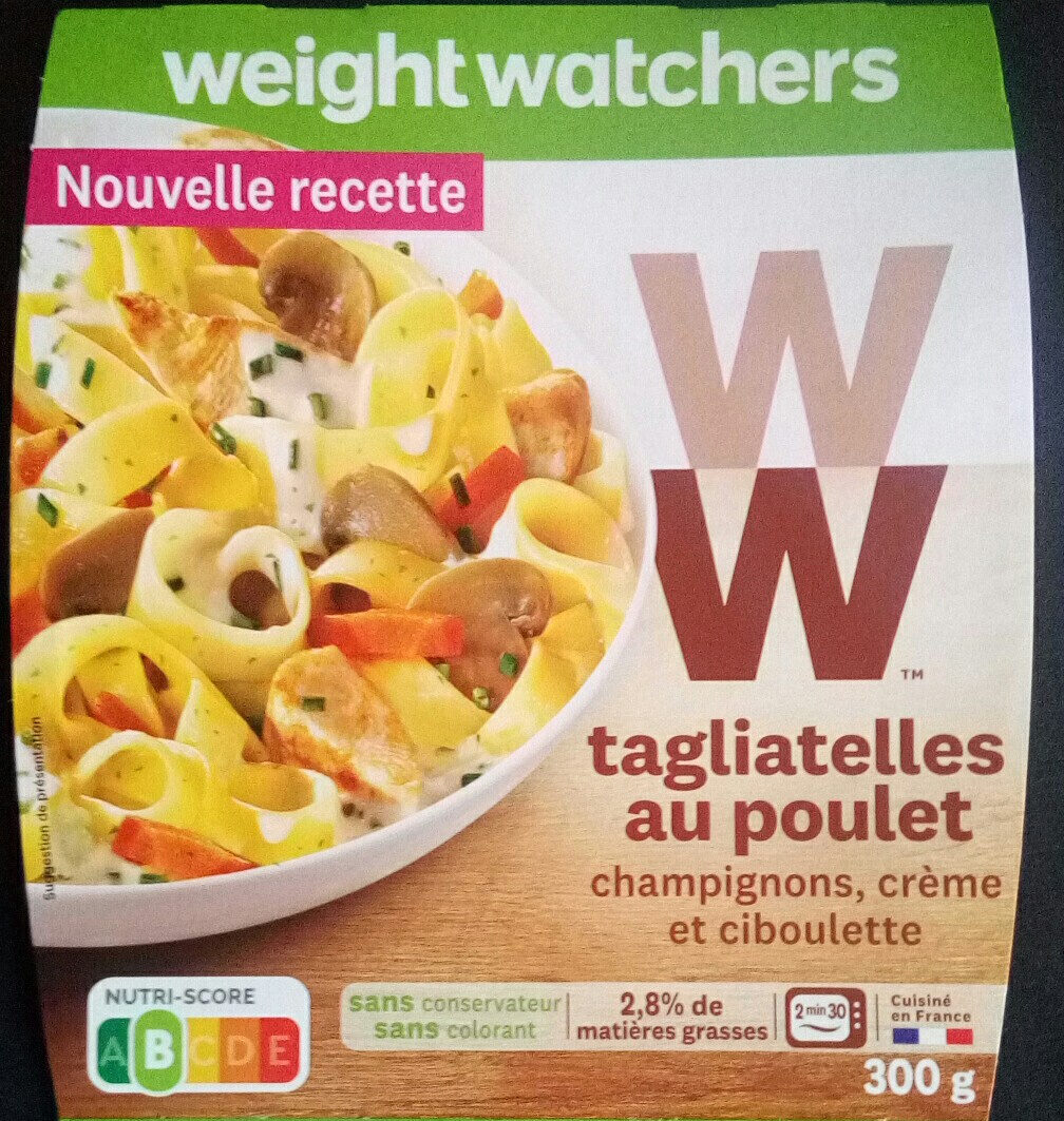 Tagliatelles au Poulet, Champignons, Crème - Produkt - fr