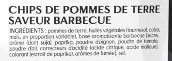 Chips Saveur Barbecue - Ingredients - fr