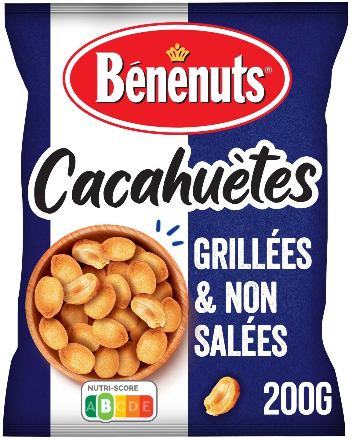 Bénénuts Cacahuètes grillées & non salées - Produit
