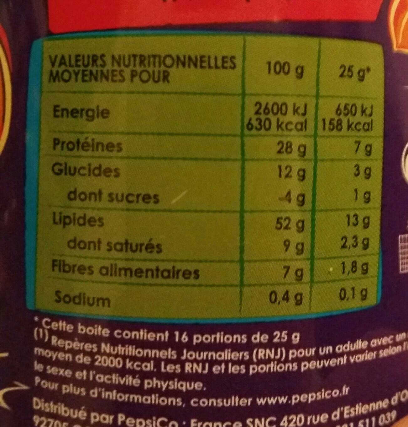 Cacahouète Bénenuts - Nutrition facts - fr