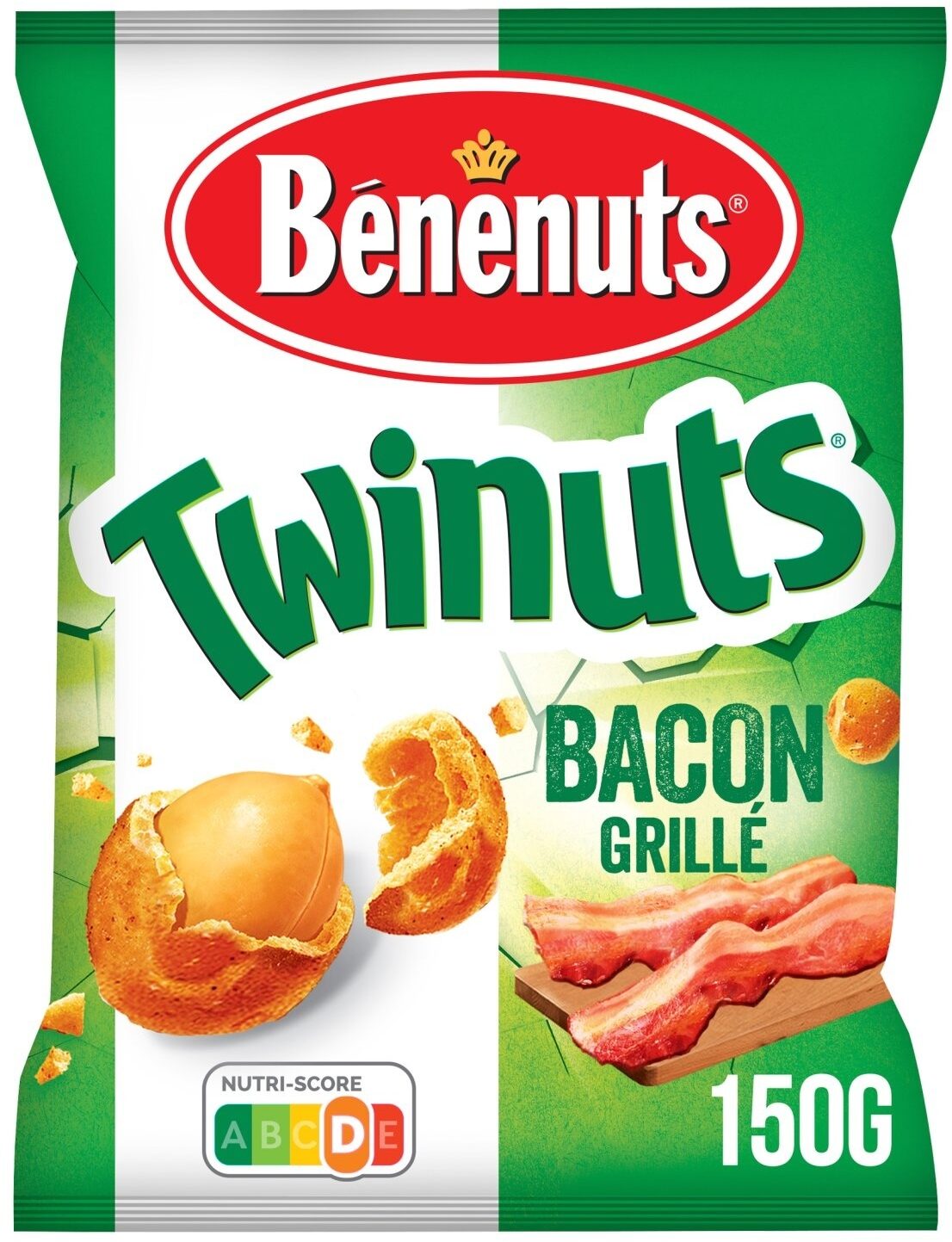 Bénénuts Twinuts saveur bacon grillé - Produit
