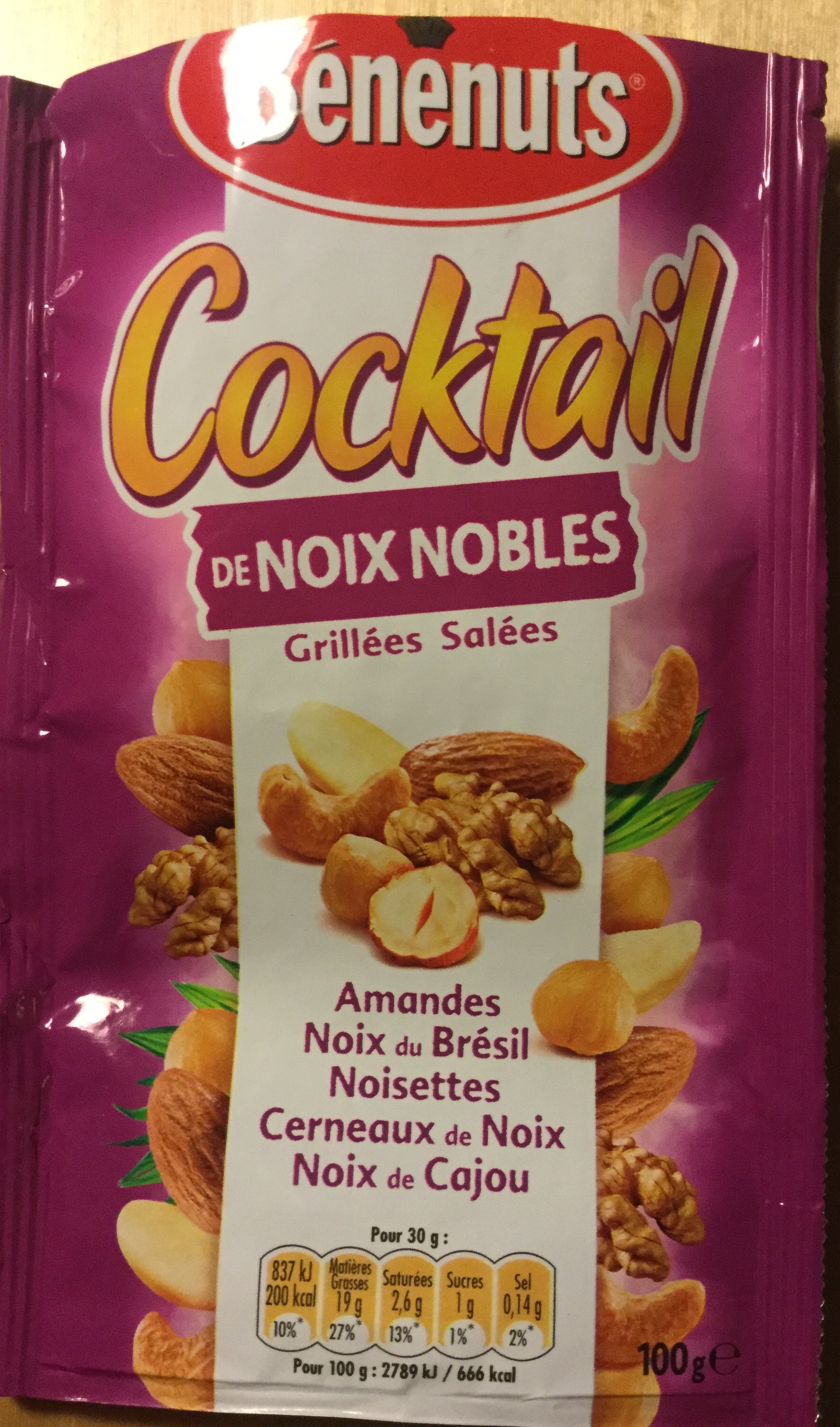 Cocktail de Noix Nobles - Grillées et salées - Produit