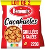 Bénénuts Cacahuètes grillées & salées lot de 2 x 220 g - Produit