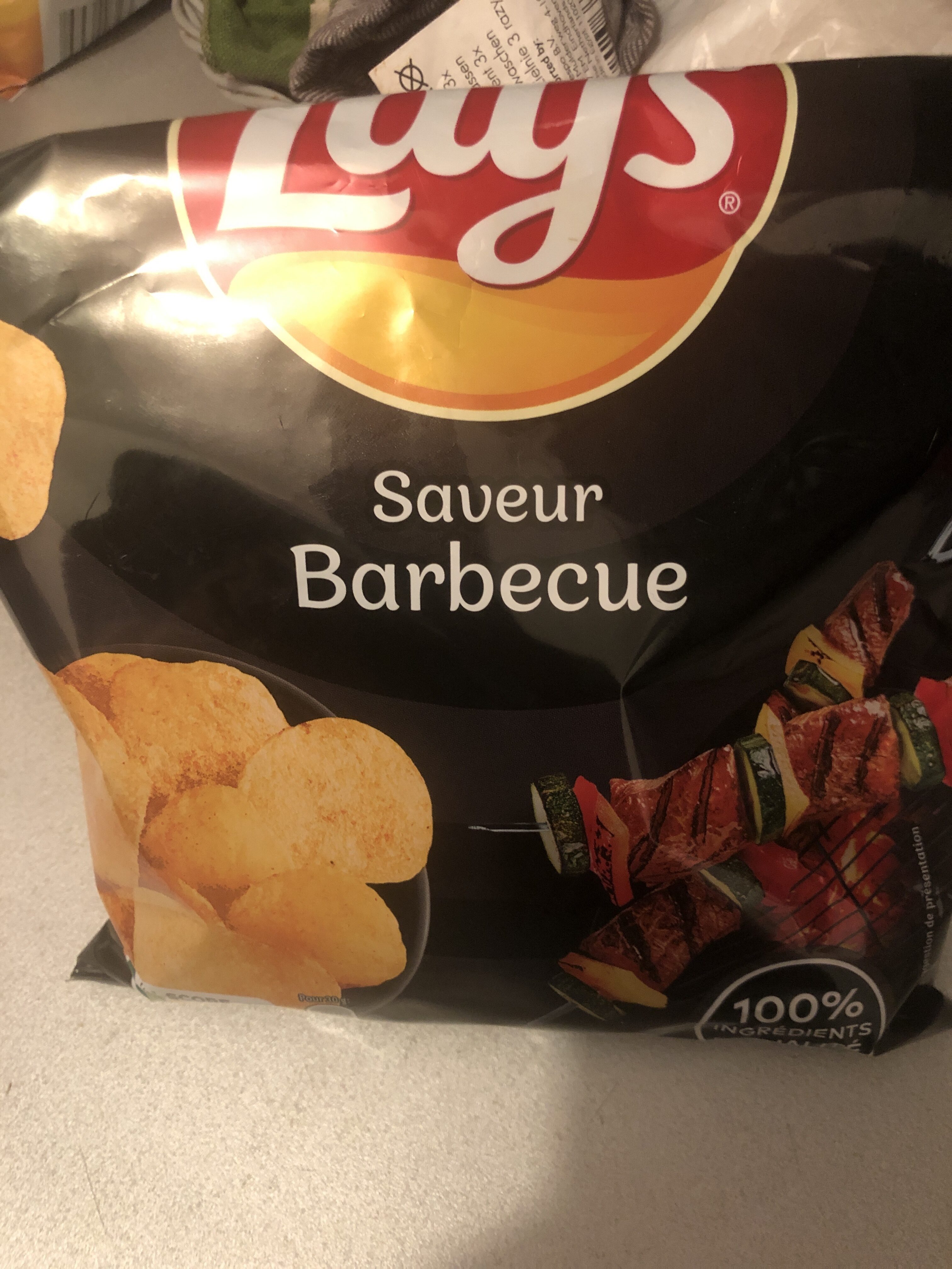 Chips barbecue - Voedingswaarden - en