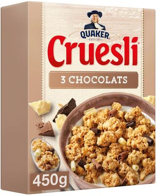 Quaker Cruesli 3 chocolats - Product - fr