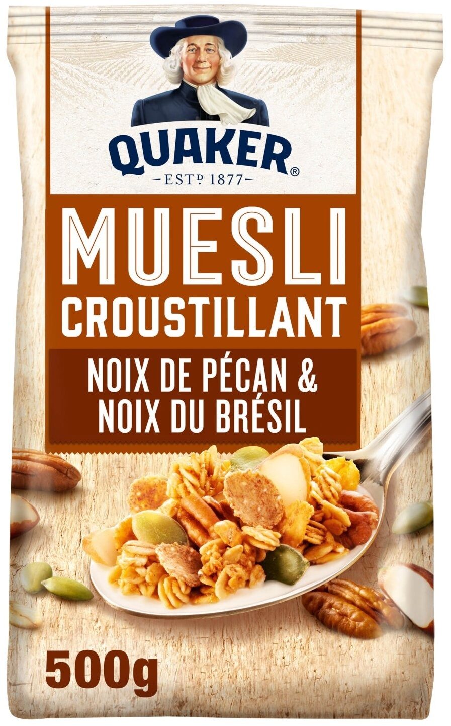 Muesli Croustillant Noix de pécan & noix du Brésil - Product - fr