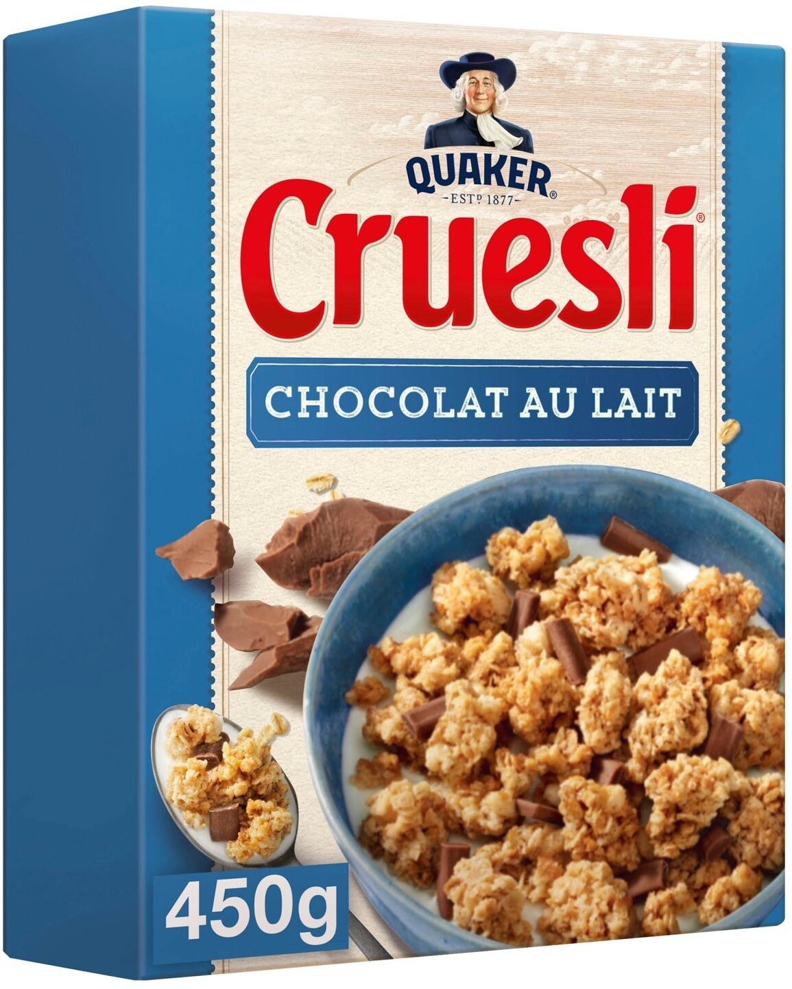 Quaker Cruesli Chocolat au lait - Product - fr