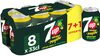 7UP saveur mojito citron vert & menthe 7 x 33 cl + 1 offerte - Product