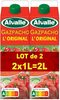 Alvalle Gazpacho l'original lot de 2 x 1 L - Product