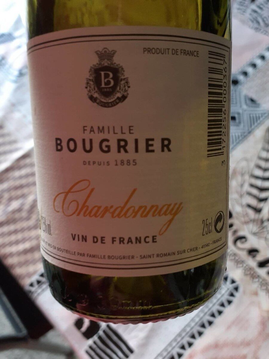 Chardonnay - Voedingswaarden - fr