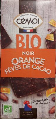 Bio orange fèves de cacao - Produkt - fr