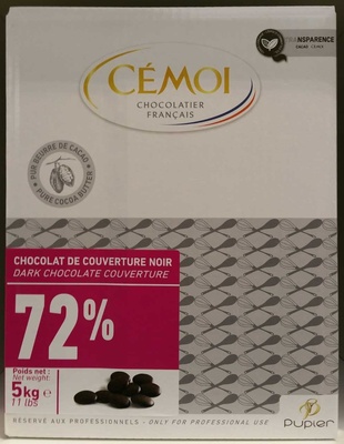 Chocolat de couverture noir 72% - Product - fr