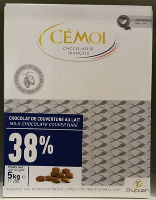 Chocolat de couverture au lait 38% - Product - fr
